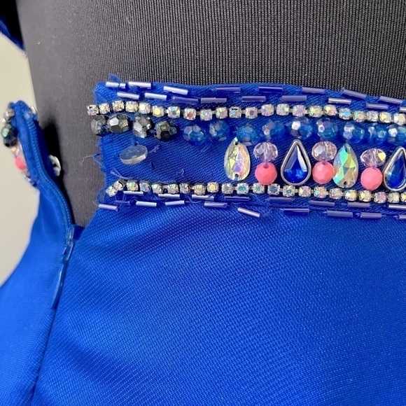 Jovani Two Piece High Neck Evening Dress - Picture 10 of 15